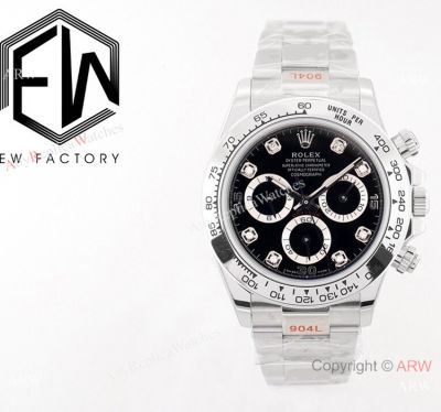  Swiss Copy Rolex Cosmo Daytona Black Diamond 7750 Watch 40mm